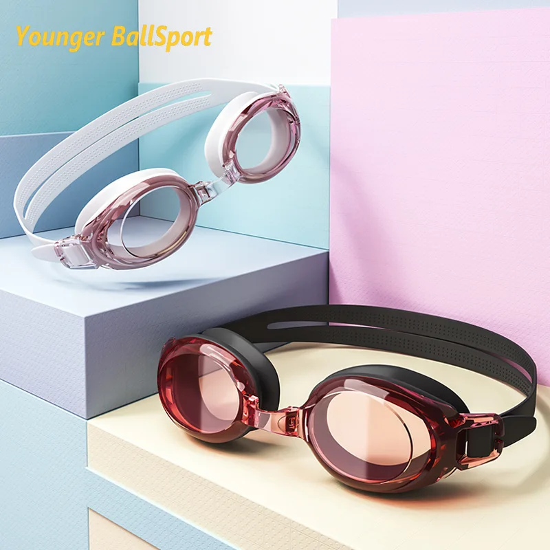 Goggles Swim - قصر النظر نظارات السباحة للنساء قبعة