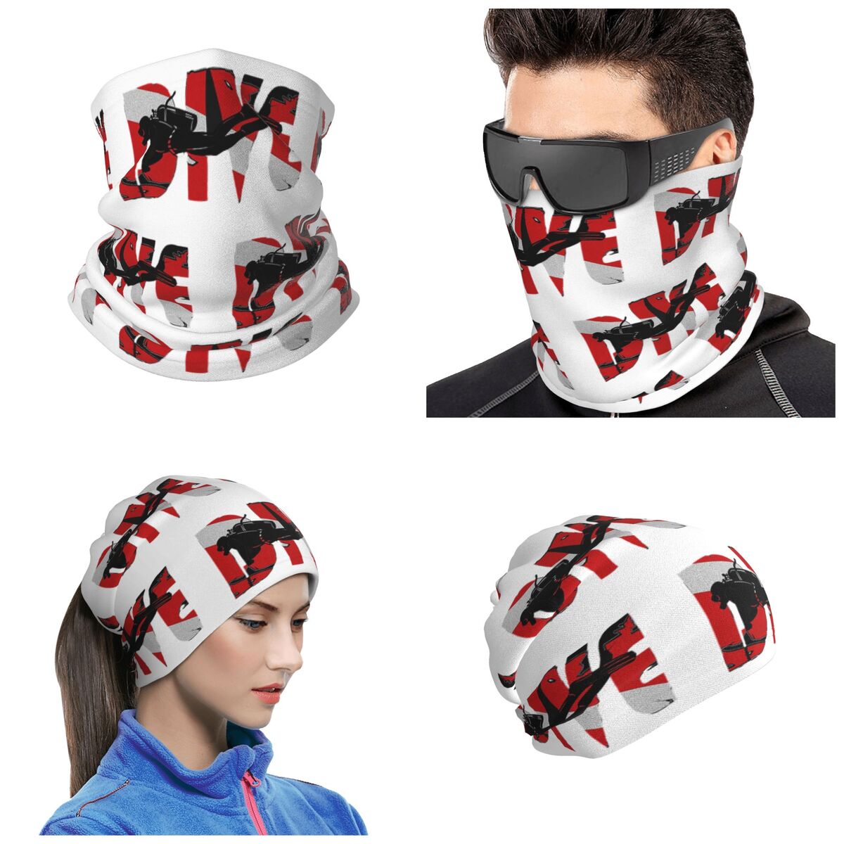 Diving Mask - وشاح رياضي للغوص والغطس والغطس تحت