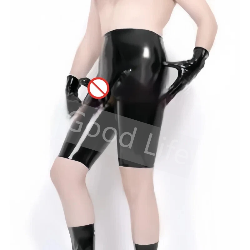 Wetsuit Men - اليدوية الرجال الأسود مثير اللاتكس الملاكم