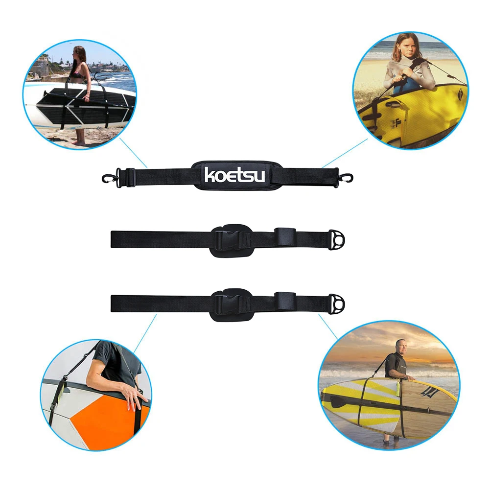 حزام كتف قابل للتعديل لحمل لوح - مراجعة Surfboard Leash وسعره