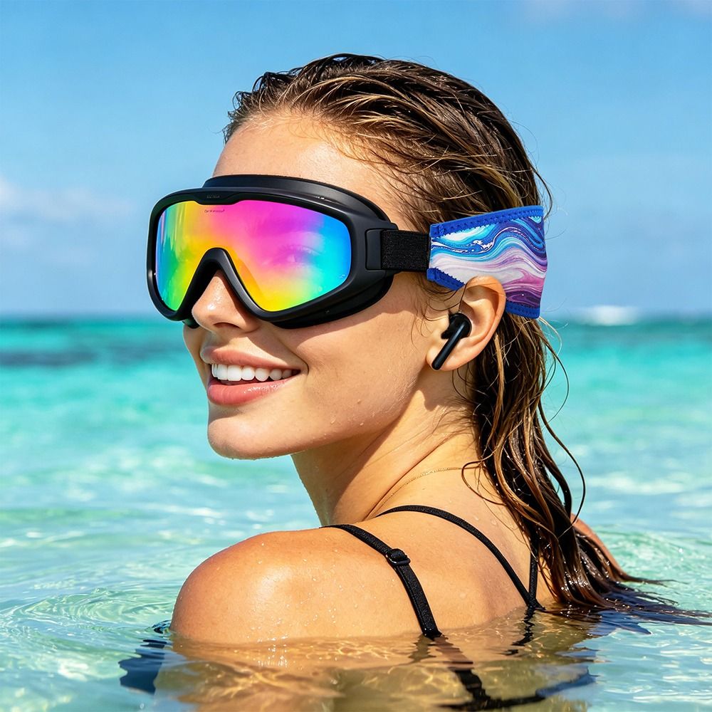 حزام قناع غوص مريح ومقاوم للما - مراجعة Diving Mask وسعره