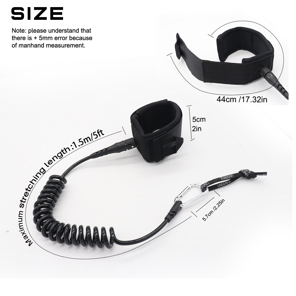 حبل ربط لوح التزلج على الماء U - مراجعة Surfboard Leash وسعره