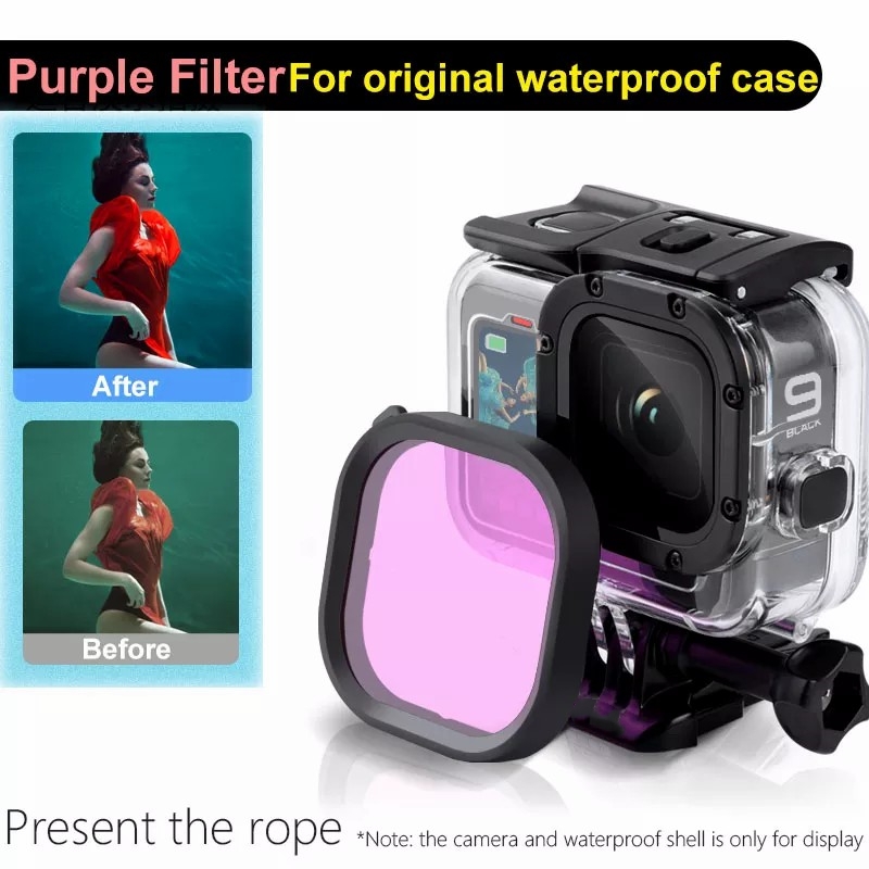 طقم فلاتر ماجنتا للعدسة الحمرا - مراجعة Snorkel Set وسعره
