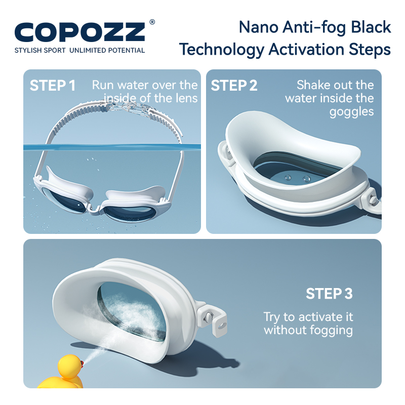 COPOZZ قصر النظر نظارات السباح - مراجعة Goggles Swim وسعره