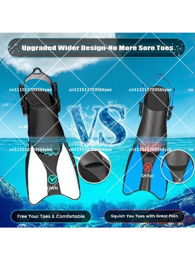 زعانف غوص احترافية قابلة للتعد - مراجعة Snorkeling Gear وسعره