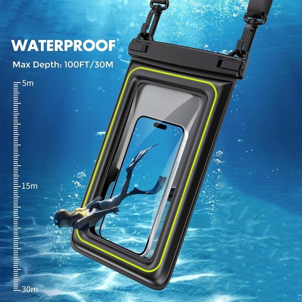 حقيبة هاتف مقاومة للماء بشاشة  - مراجعة Dry Bag Waterproof وسعره