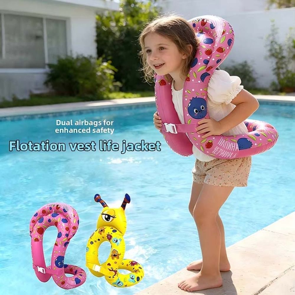 سترة نجاة للأطفال قابلة للنفخ  - مراجعة Life Jacket وسعره