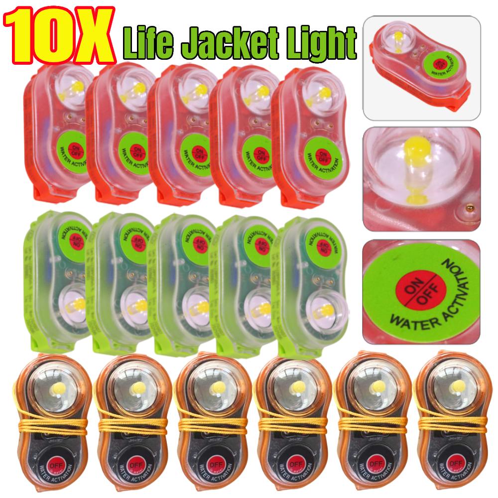 1-10 قطعة LED ليثيوم سترة نجاة - مراجعة Life Jacket وسعره