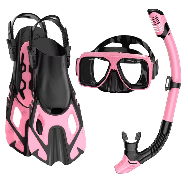 طقم غوص احترافي من 3 قطع: قناع - مراجعة Snorkel Set وسعره