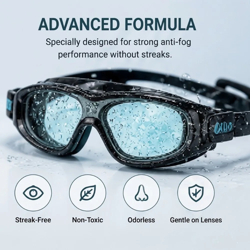 رذاذ مضاد للضباب طويل الأمد لن - مراجعة Goggles Swim وسعره